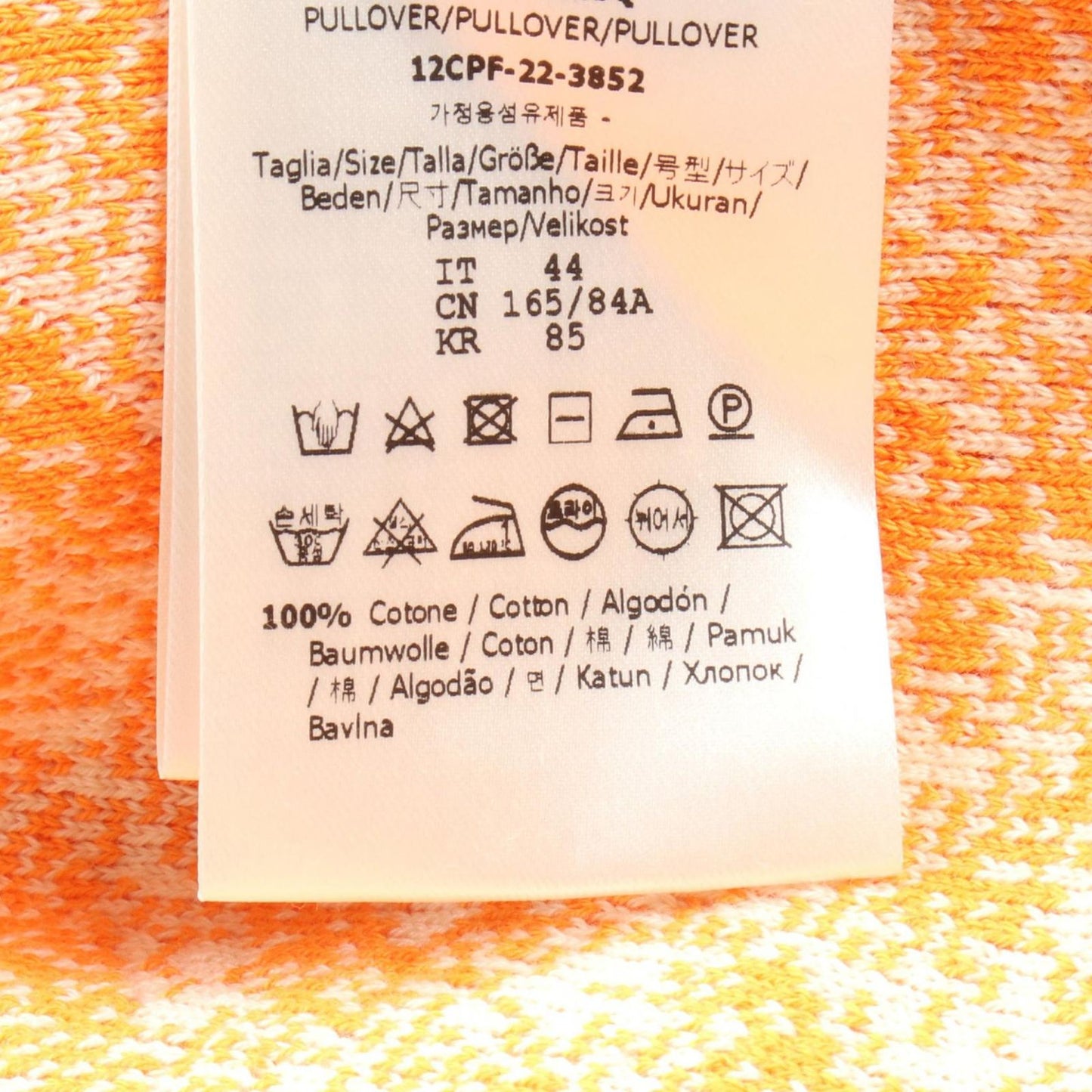 FENDI FF Logo Knit Sweater in Orange - Unworn Luxury Fashion