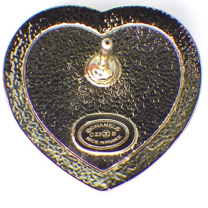 CHANEL Coco Mark Heart Earrings - 2023 Cruise Collection