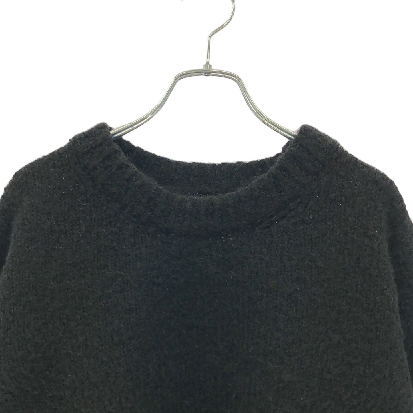 MM6 Black Knit Sweater - Timeless Elegance for the Modern Woman