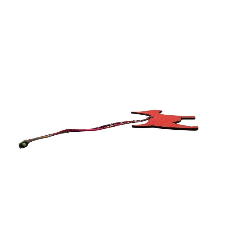 HERMES Petit H Charm Buddy in Red & Blue - Unisex Luxury Accessory