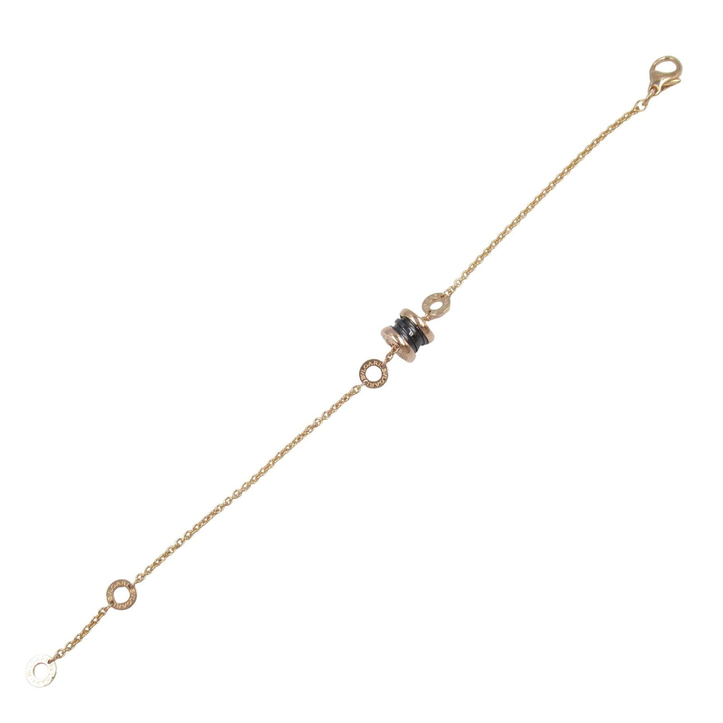 BVLGARI B-zero1 Ceramic Bracelet in K18 Pink Gold - Exquisite Elegance