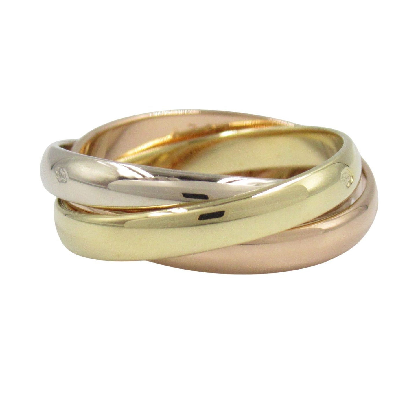 Cartier Trinity Ring in K18 Yellow, White & Pink Gold - Unisex