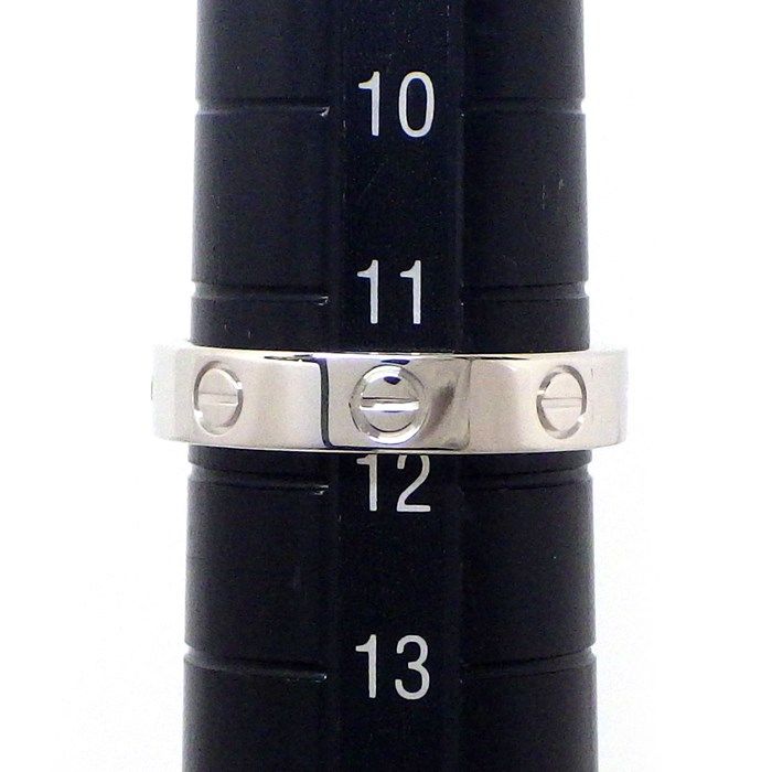 Cartier Love Ring Small Model with Diamond - K18 White Gold
