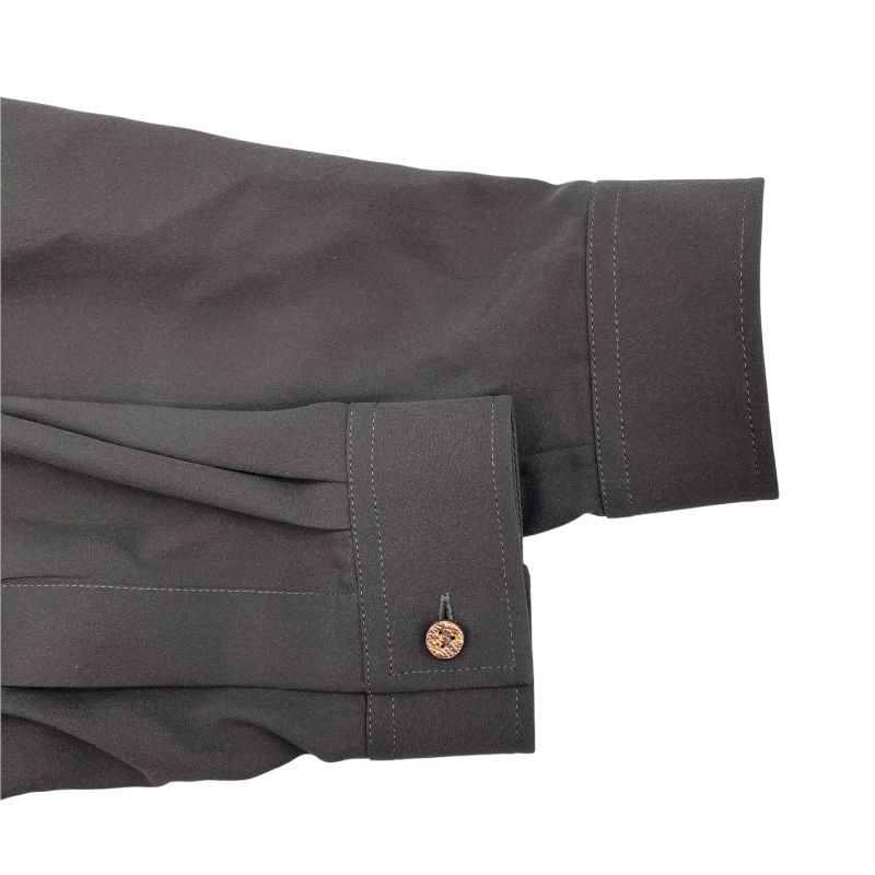 Louis Vuitton Asymmetrical Belt Dress in Black Silk - Size 34