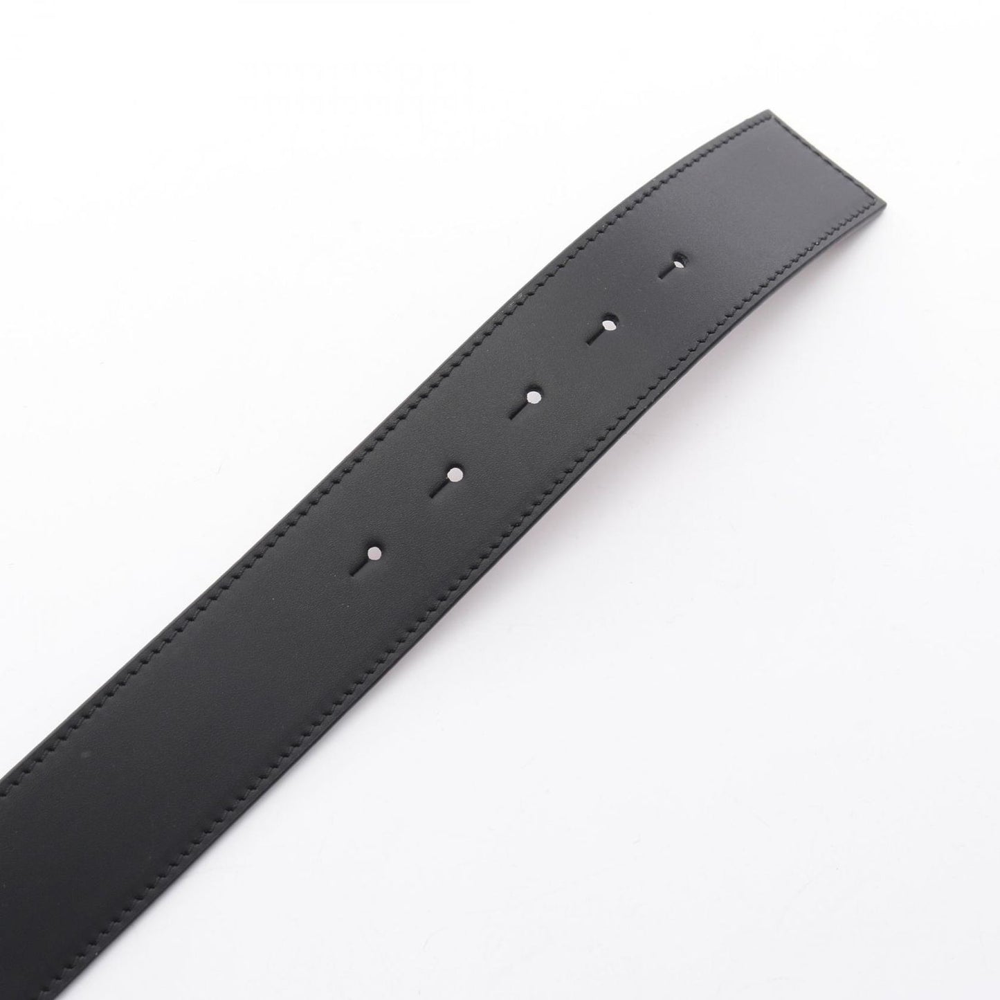 LOEWE Anagram Reversible Leather Belt - Black & Brown