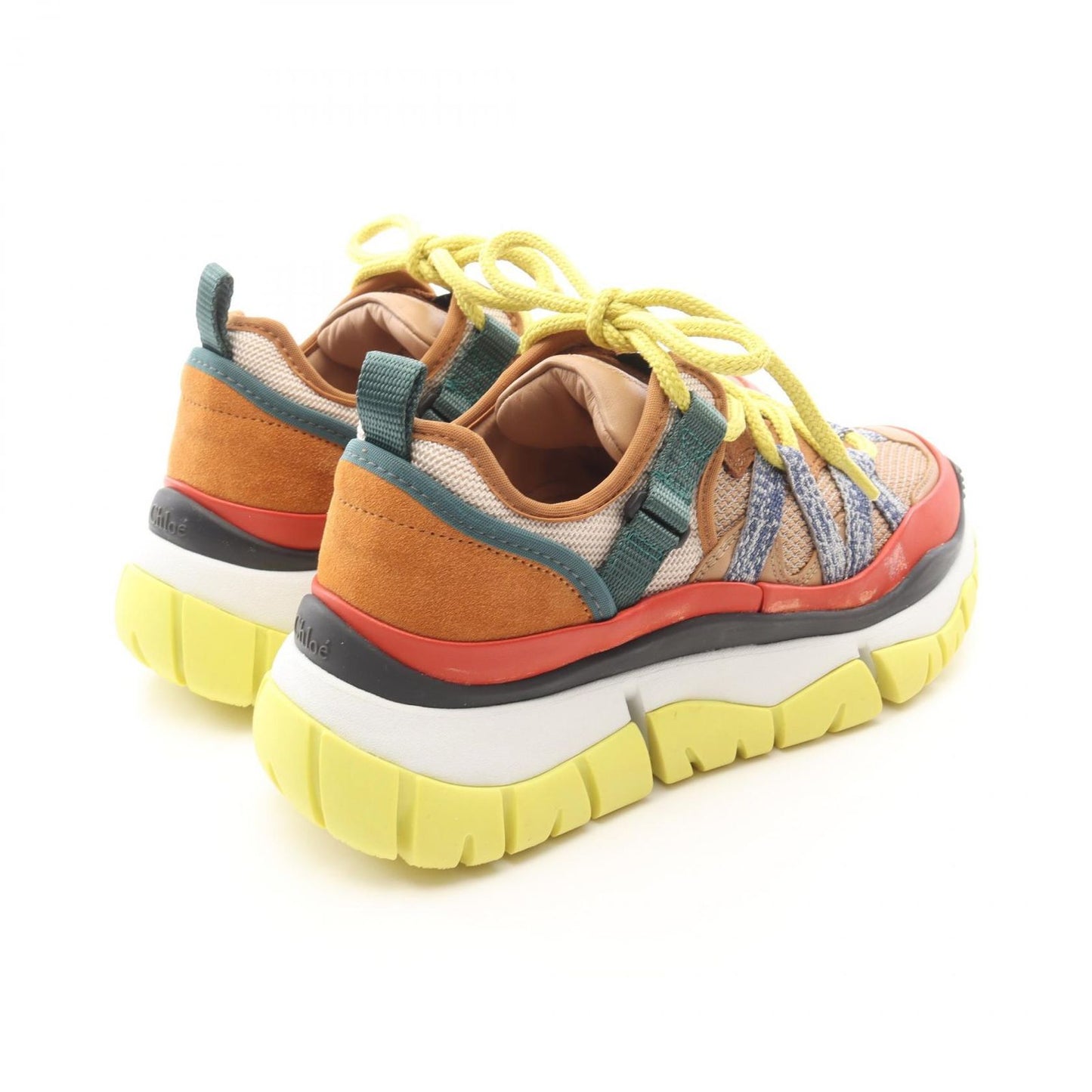 Chloe Blake Sneakers - Exquisite Multi-Color Fabric Design