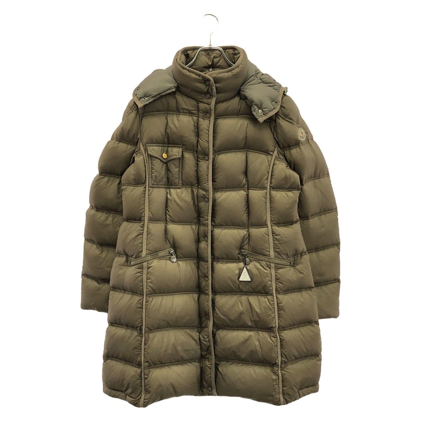 MONCLER Brown Down Coat - Timeless Elegance & Warmth
