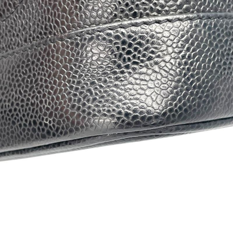 CHANEL Vanity A01998 Black Caviar Skin Handbag - Timeless Elegance