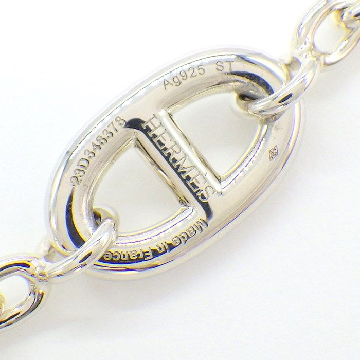 HERMES Chaine d'Ancre Flandres Bracelet - 2023 Silver 925
