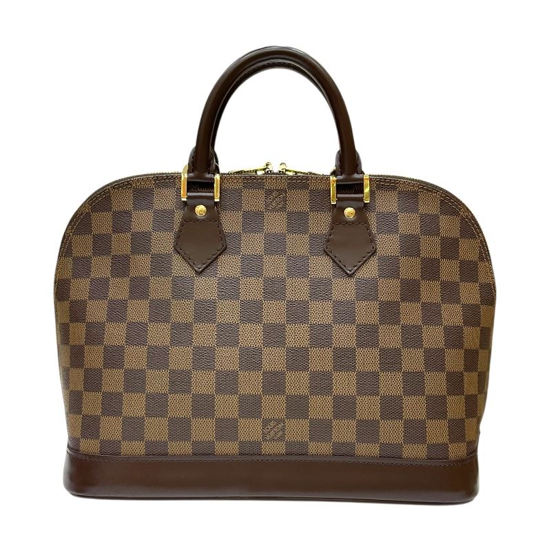 Louis Vuitton Alma N51131 Handbag in Ébène Damier Canvas