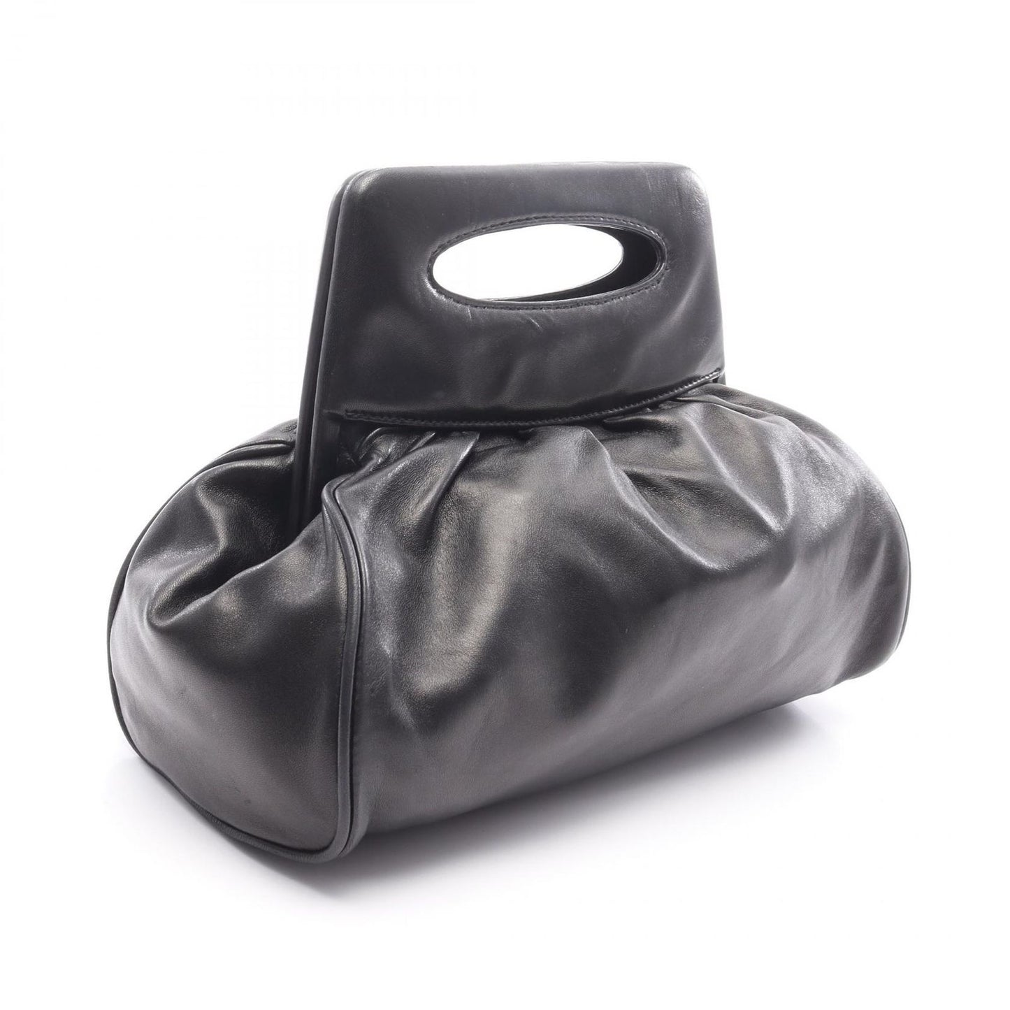 CHANEL Camellia Handbag in Black Lambskin - Timeless Elegance