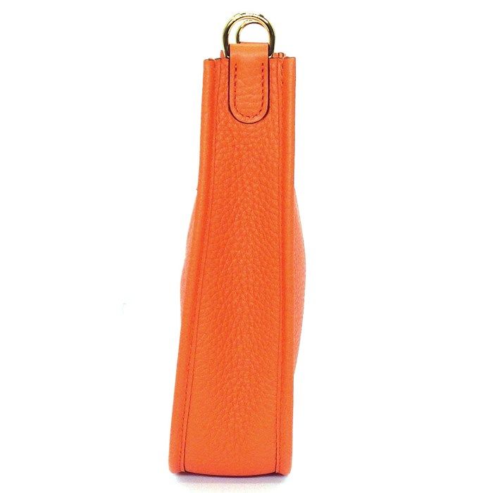 HERMES Evelyne TPM Shoulder Bag - 2024 Orange Minian with Gold Hardware
