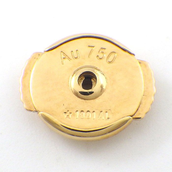 Louis Vuitton Monogram Diamond Earrings in 18K Yellow Gold