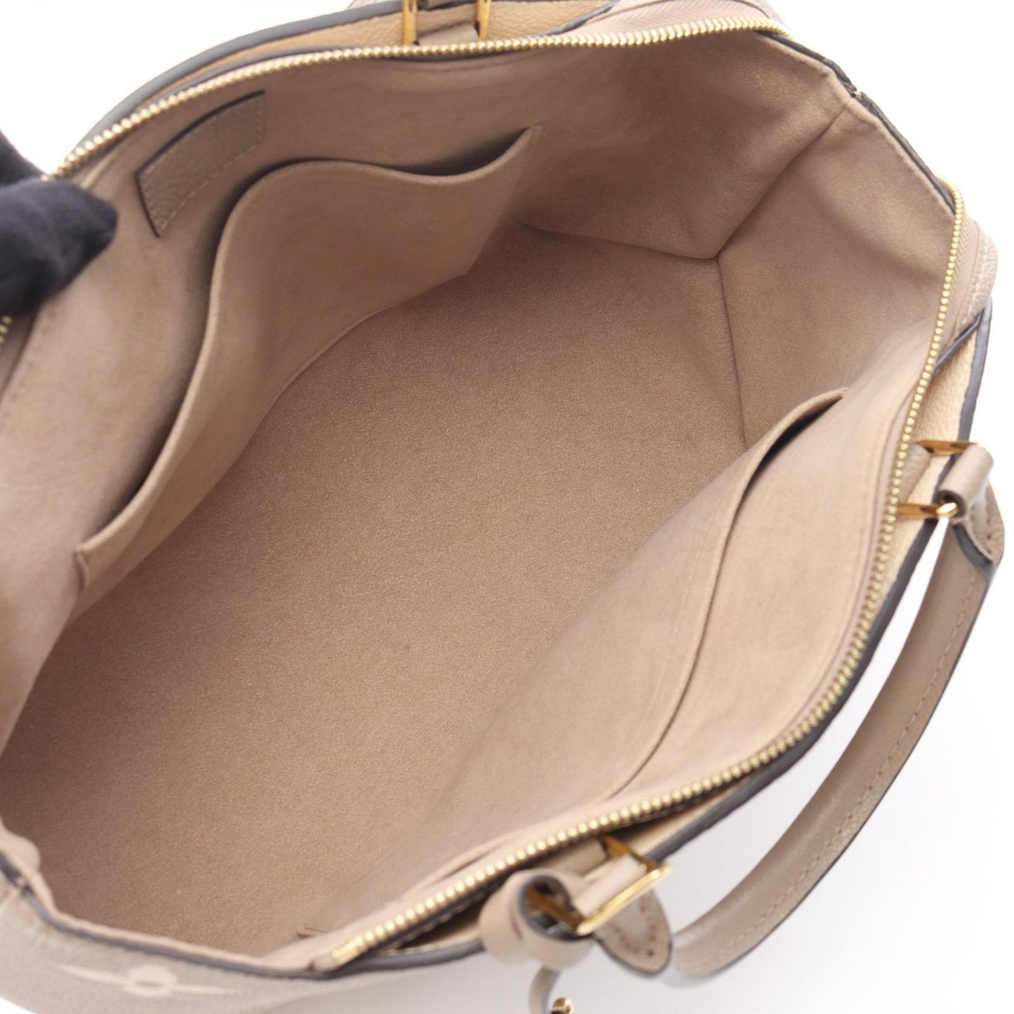 Louis Vuitton Petit Palais PM Monogram Empreinte Handbag - Cream