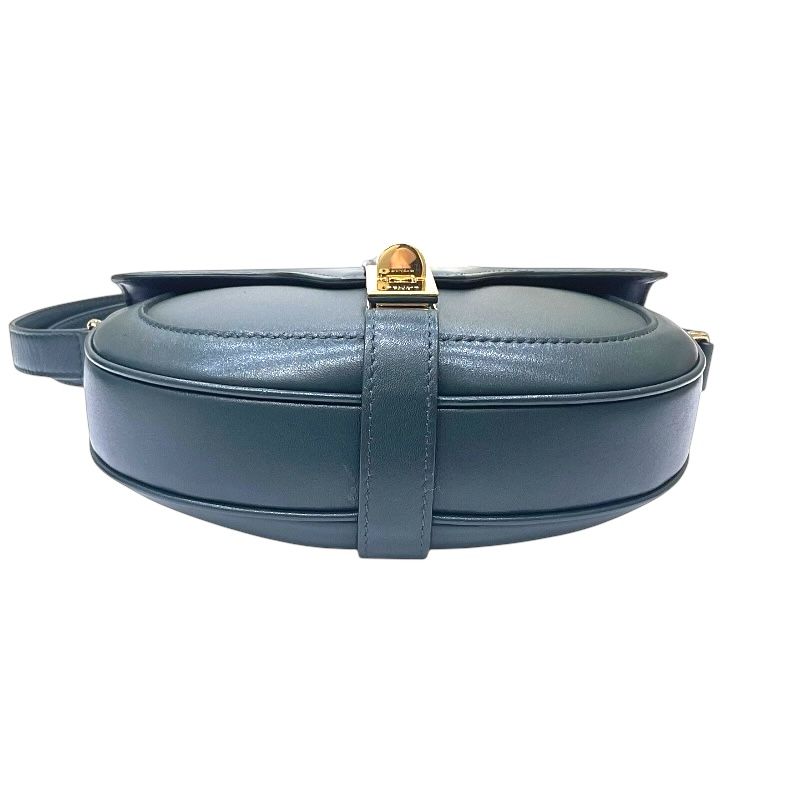 CELINE Small Buzas 16 in Green Box Calf - Exquisite Luxury