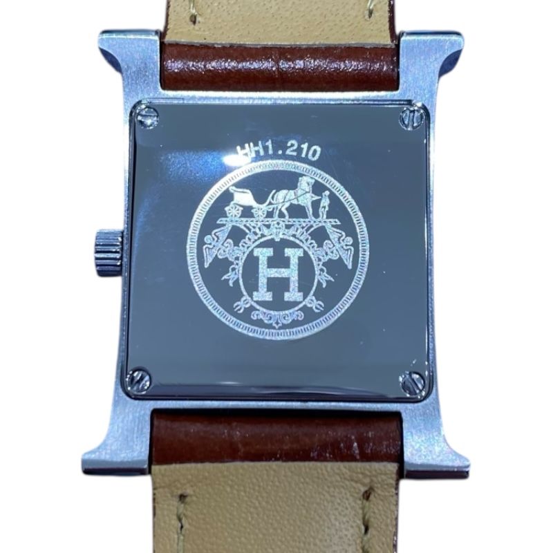 HERMES H-Watch White Shell HH1.210 - Exquisite Ladies' Timepiece