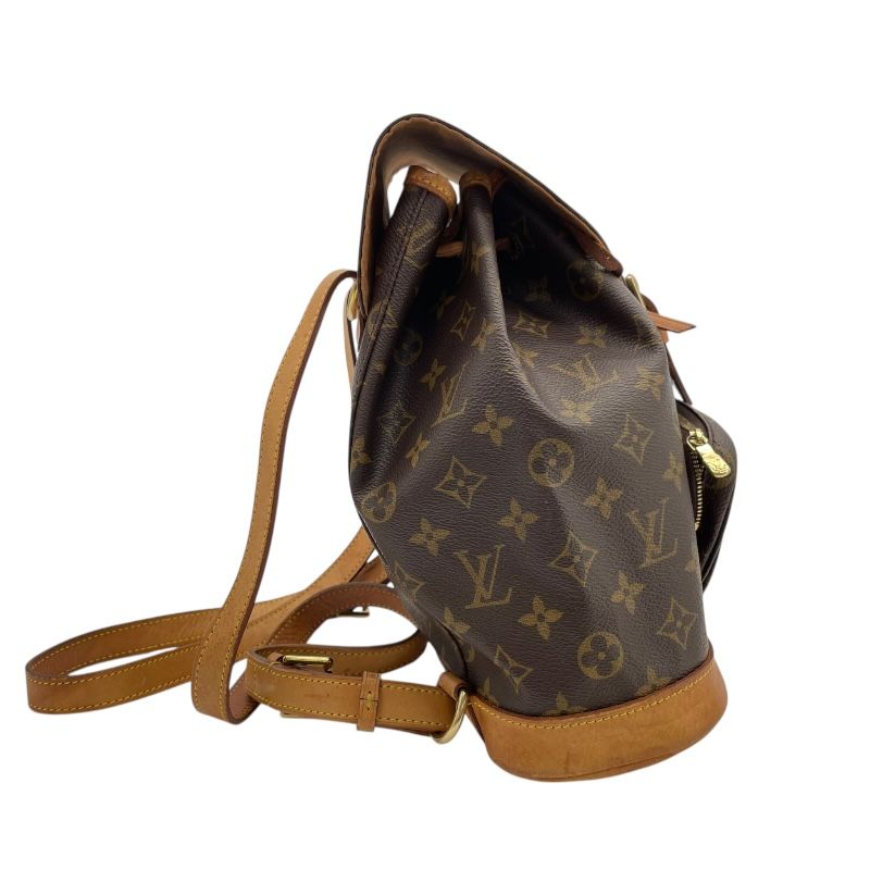 Louis Vuitton Monogram Montsouris MM Backpack - Brown Canvas