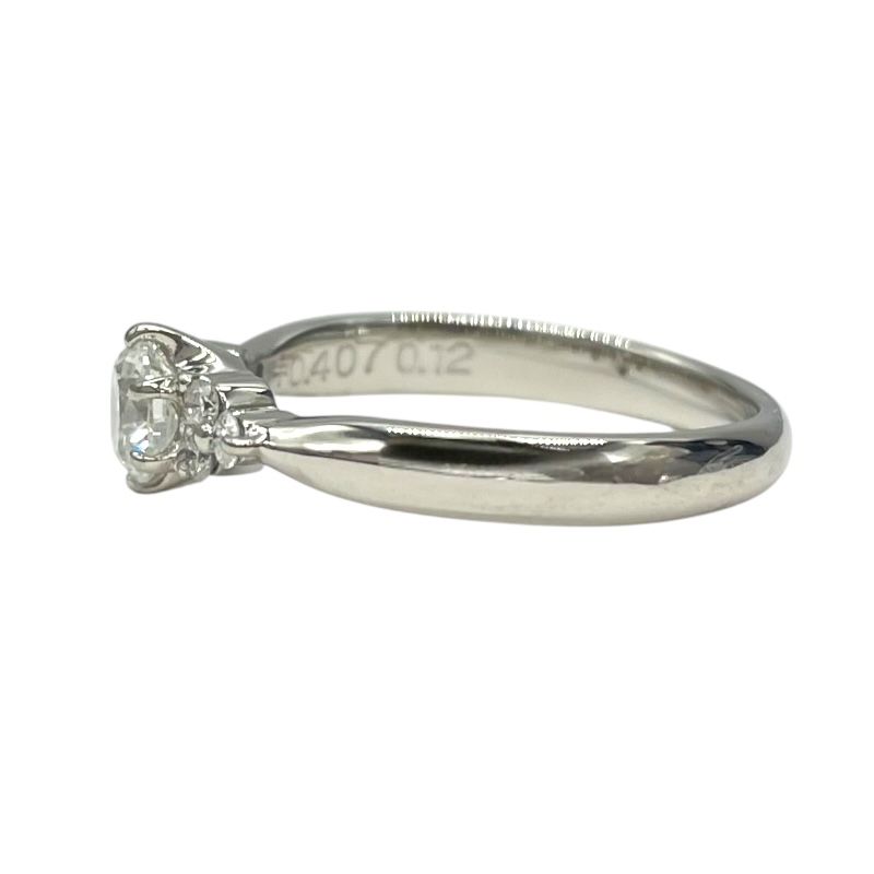 Exquisite Pt900 Diamond Ring - 0.527ct Total Weight