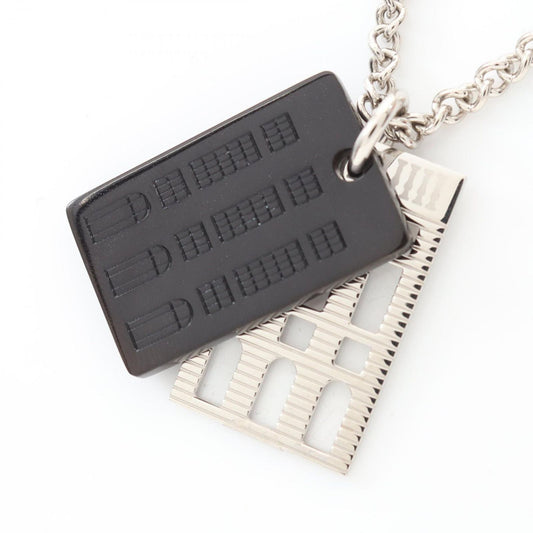 HERMES Vanquatre Faubourg Necklace in Stainless Steel - Exquisite Elegance