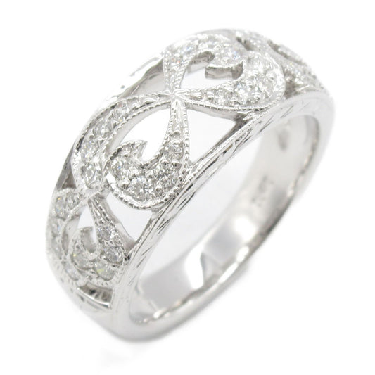 Elegant K18WG Diamond Ring - 0.40ct - Size 11.5