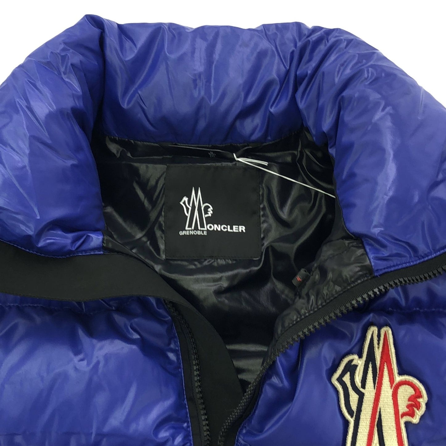 MONCLER Men's Down Vest in Blue - Exquisite Craftsmanship