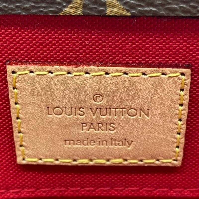 Louis Vuitton Sac Plat BB Monogram Canvas Shoulder Bag - Brown
