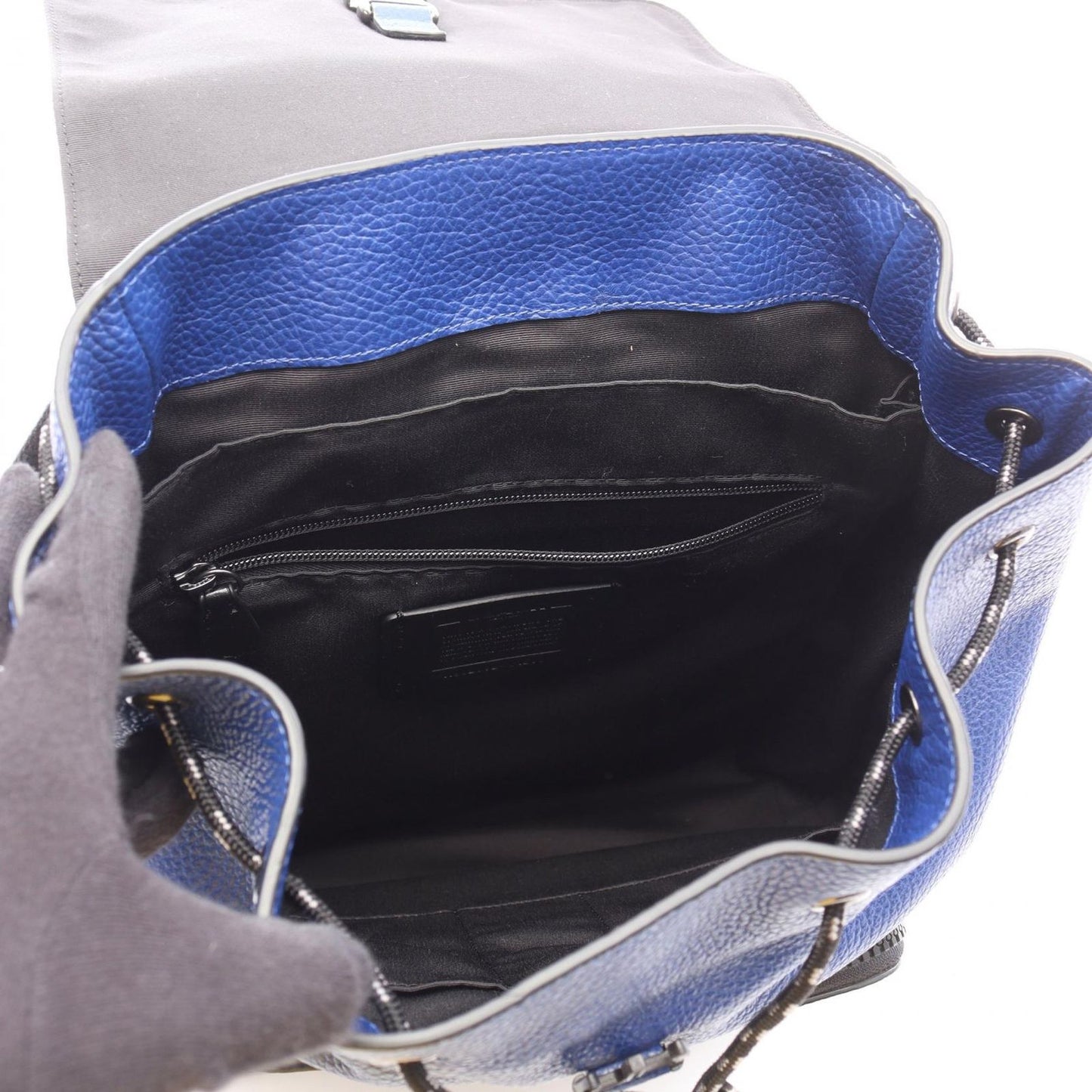 COACH C1280 Blue Leather Backpack - Timeless Elegance