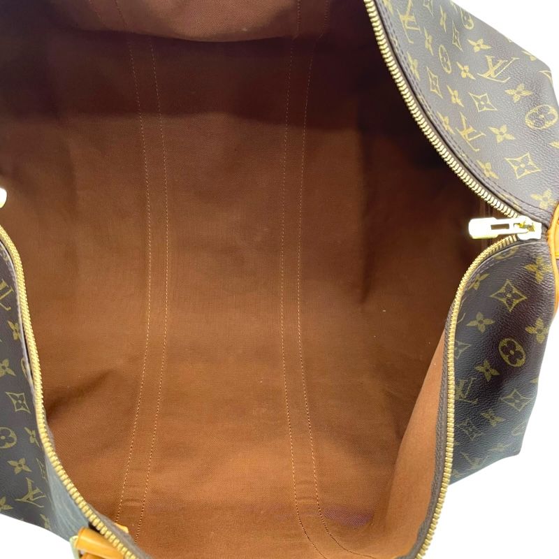 Louis Vuitton Keepall Bandoulière 60 Monogram Brown Unisex Bag