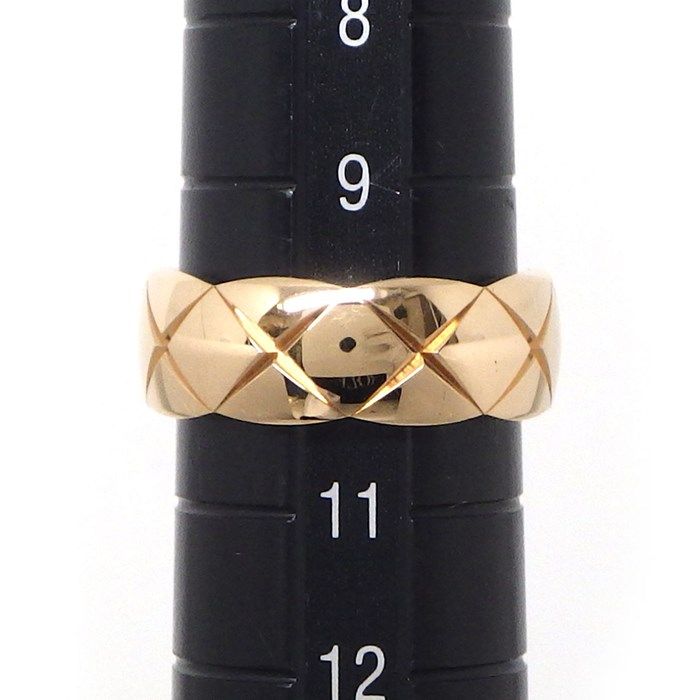 Chanel Coco Crush Medium Ring in K18 Beige Gold - Size 10