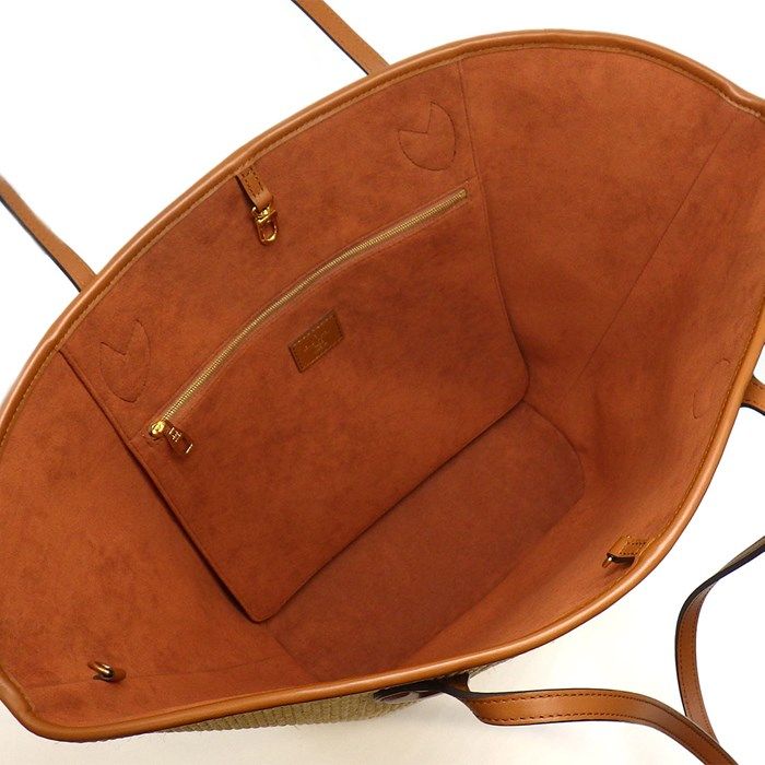 Louis Vuitton Knit Raffia Saint Jacques NM Tote Bag - Natural Camel