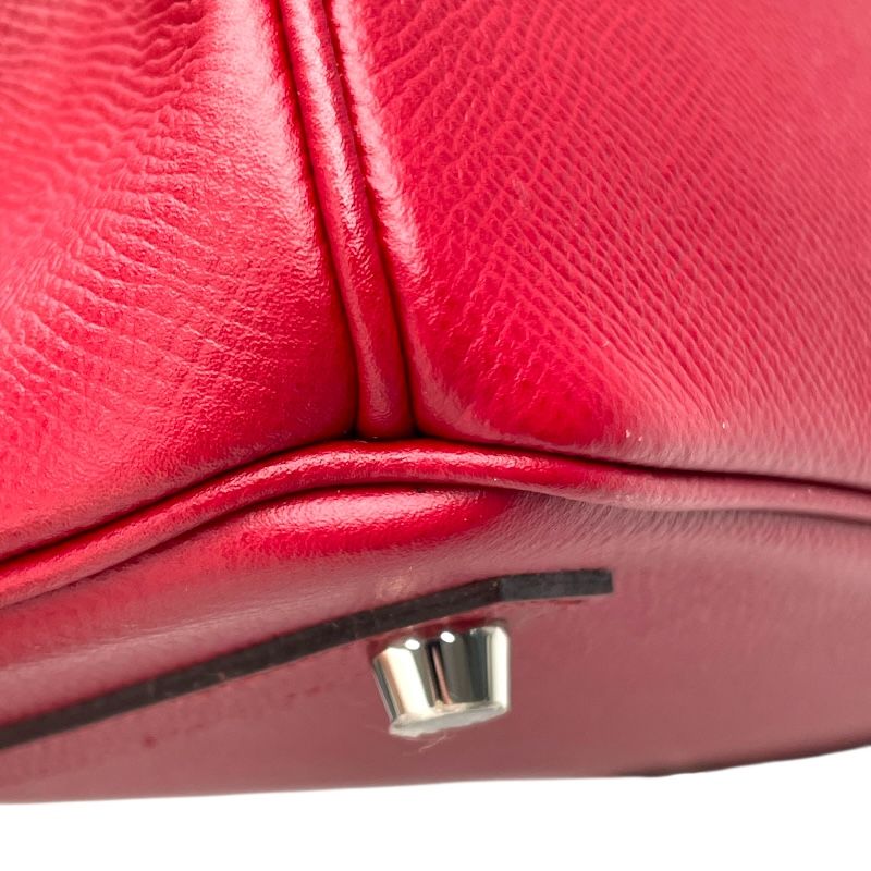 HERMES Birkin 30 A刻 Rouge Grenat with Silver Hardware - Exquisite Craftsmanship