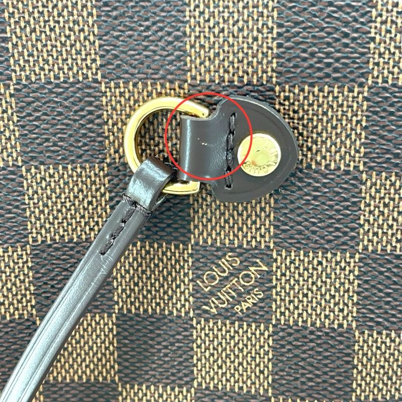 Louis Vuitton Neverfull MM Damier Brown Tote Bag - Timeless Elegance