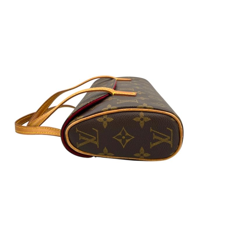 Louis Vuitton Sonatine M51902 Monogram Canvas Handbag - Brown