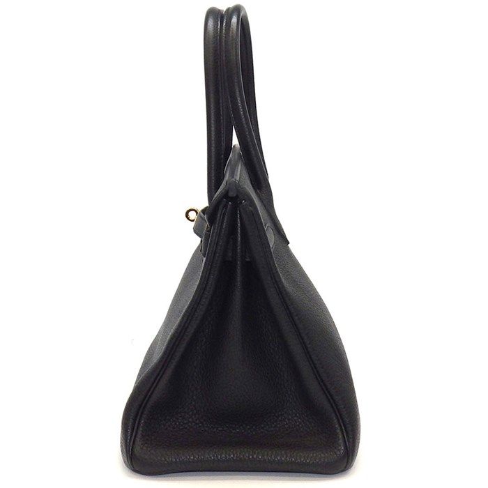 HERMES Birkin 30 Bag - 2019 Black Togo with Rose Gold Hardware