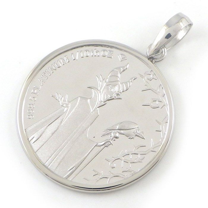 Disney Sleeping Beauty 65th Anniversary Platinum Pendant - Limited Edition