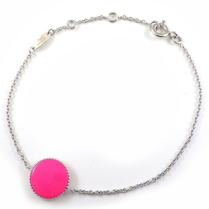 Christian Dior Rose des Vents Bracelet with Diamond & Pink Ceramic