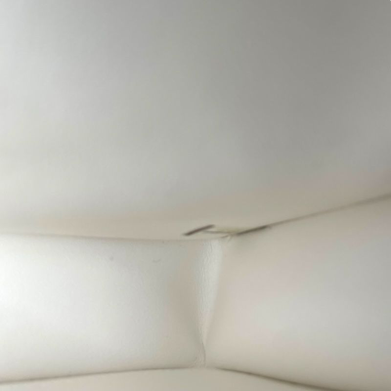 CHANEL Matelassé 23 A01113 White Caviar Skin Shoulder Bag