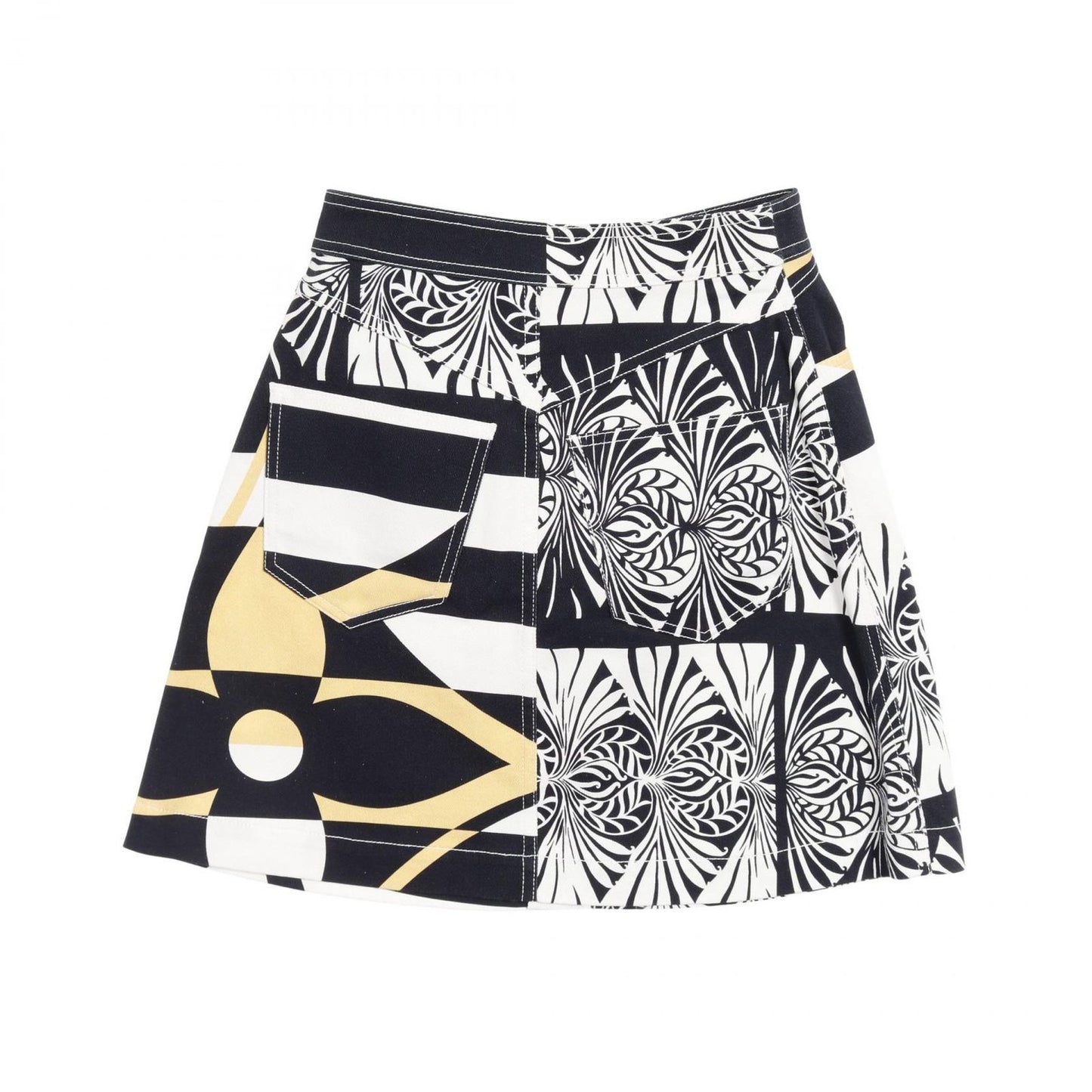 Louis Vuitton Monogram Blazon Skirt - Exquisite Cotton Elegance