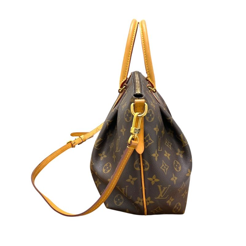 Louis Vuitton Churen MM Monogram Canvas Shoulder Bag - Brown