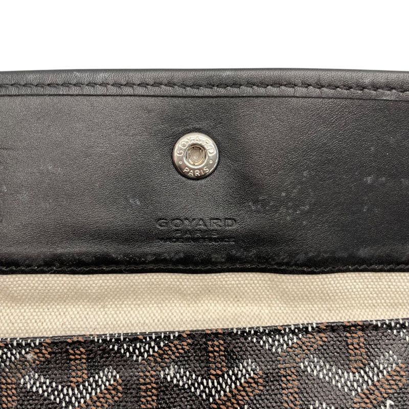 GOYARD Saint Louis GM Black Coated Canvas Tote Bag - Timeless Elegance