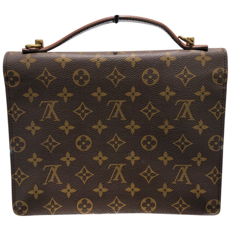 Louis Vuitton Monceau M51185 Brown Monogram Canvas Handbag