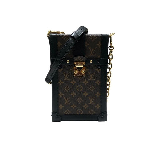 Louis Vuitton Pochette Trunk Vertical M63913 - Brown with Gold Hardware