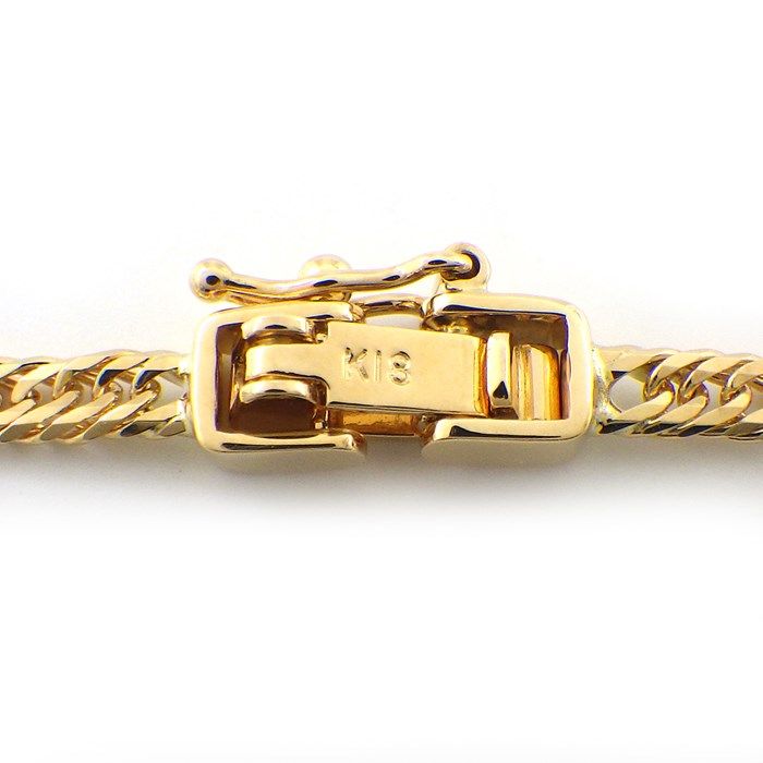 K18YG Double Link Chain Necklace - Exquisite Craftsmanship