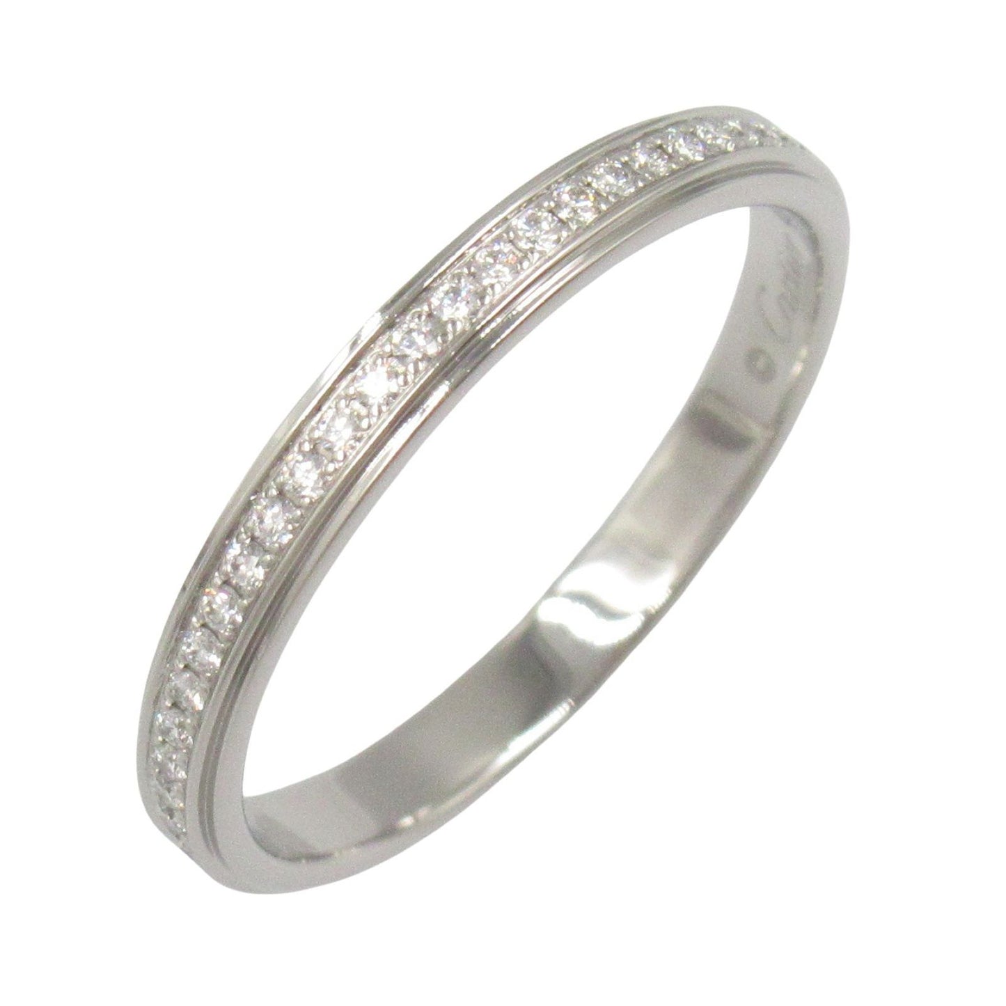 Cartier Love Full Eternity Diamond Ring in Platinum - Size 8.5