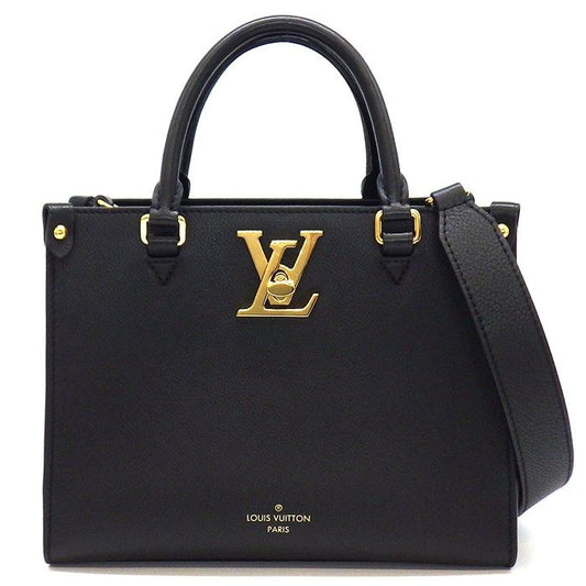 Louis Vuitton Lock & Go Lockme Handbag in Noir - Exquisite Craftsmanship