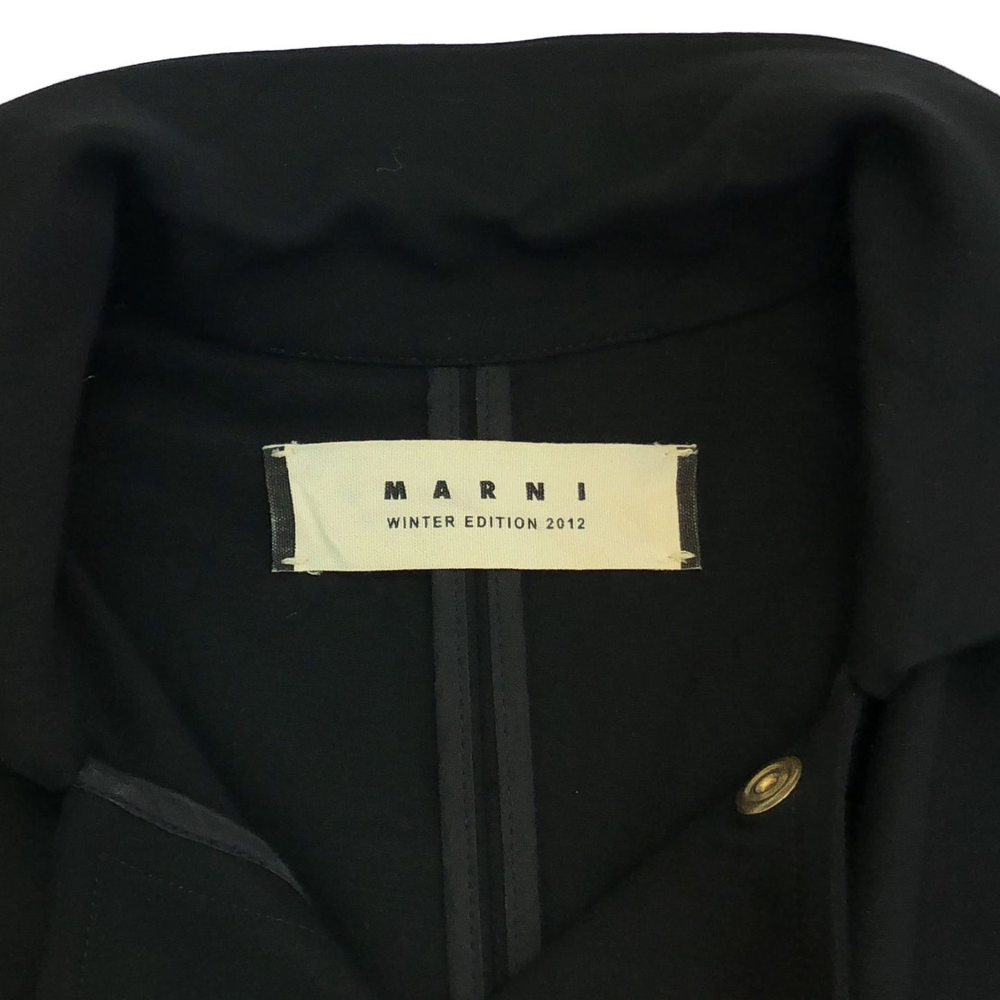 MARNI Elegant Black Rayon Dress - Timeless Sophistication