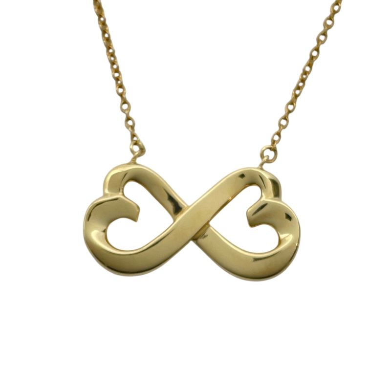 Tiffany & Co. Double Loving Heart Necklace in 18K Yellow Gold