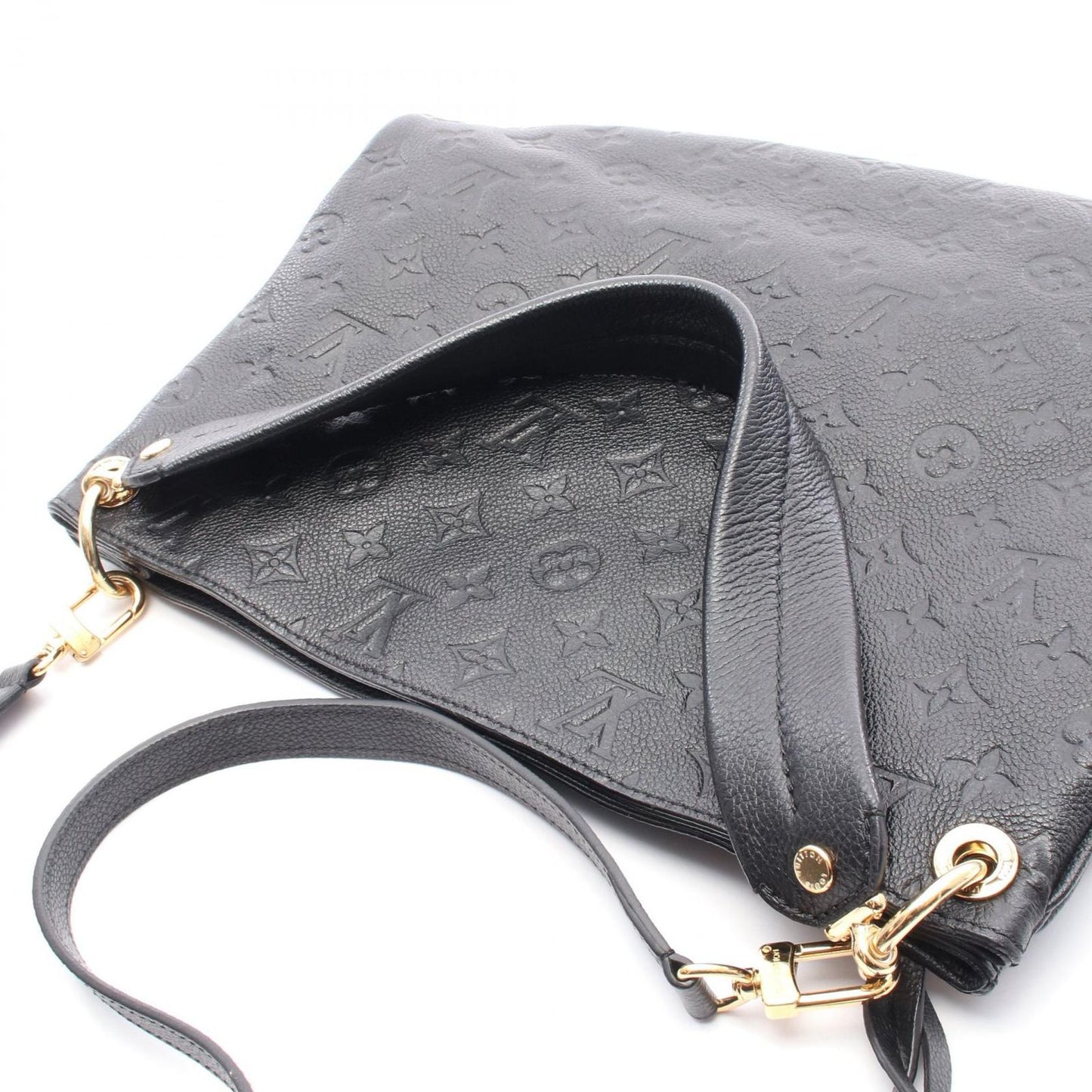 Louis Vuitton Spontini Monogram Empreinte Noir Handbag - Timeless Elegance
