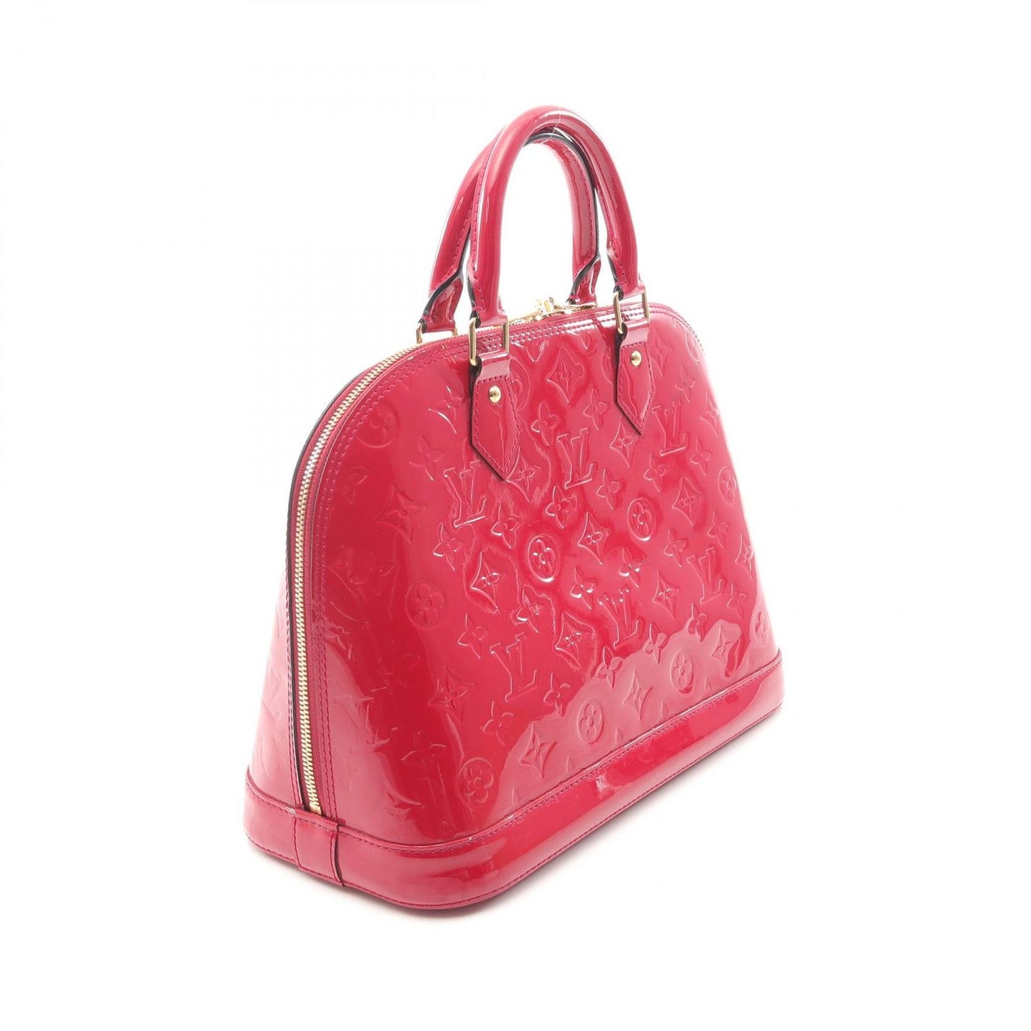 Louis Vuitton Alma PM Monogram Vernis Handbag in Magenta