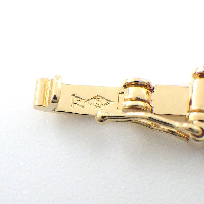 K18YG Triple Link Chain Necklace - Exquisite Craftsmanship